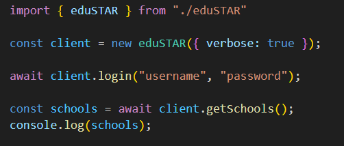 Using API programmatically
