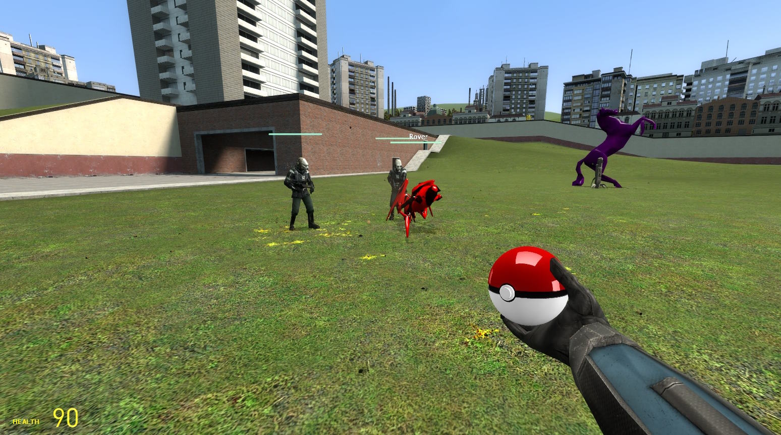 GarrýMon NPC combat