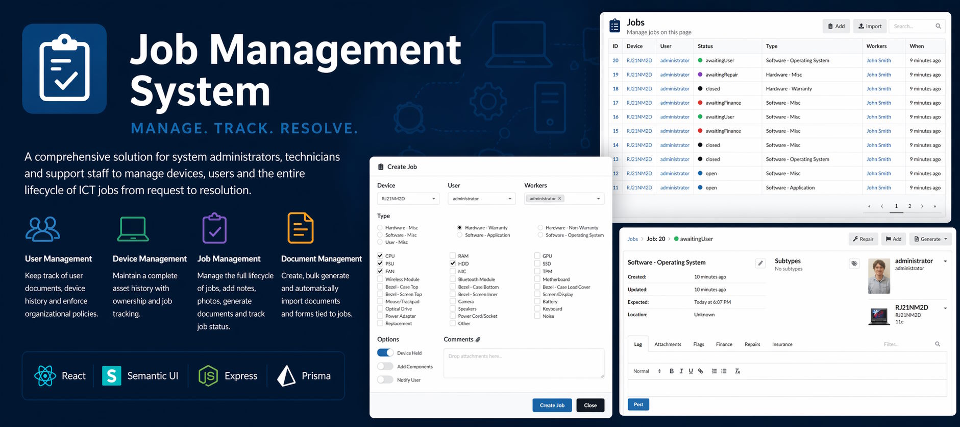 Job Management System