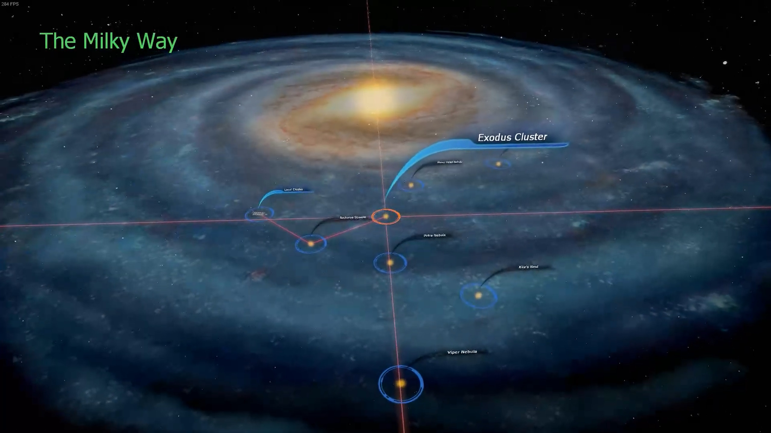 Galaxy map view