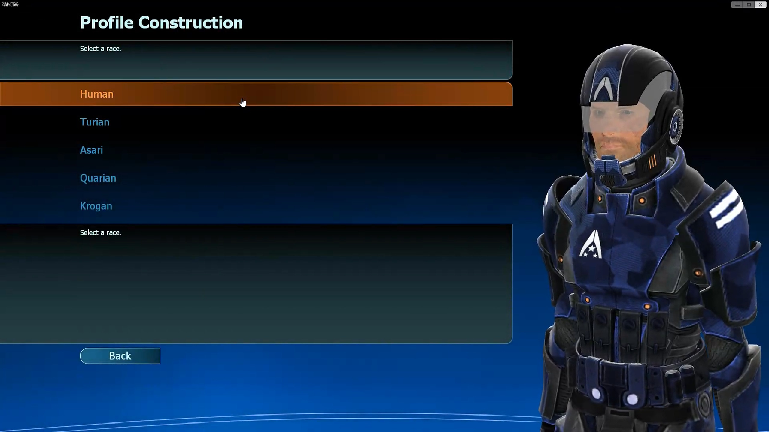 Character creator overview