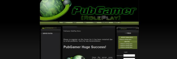 Later website iteration